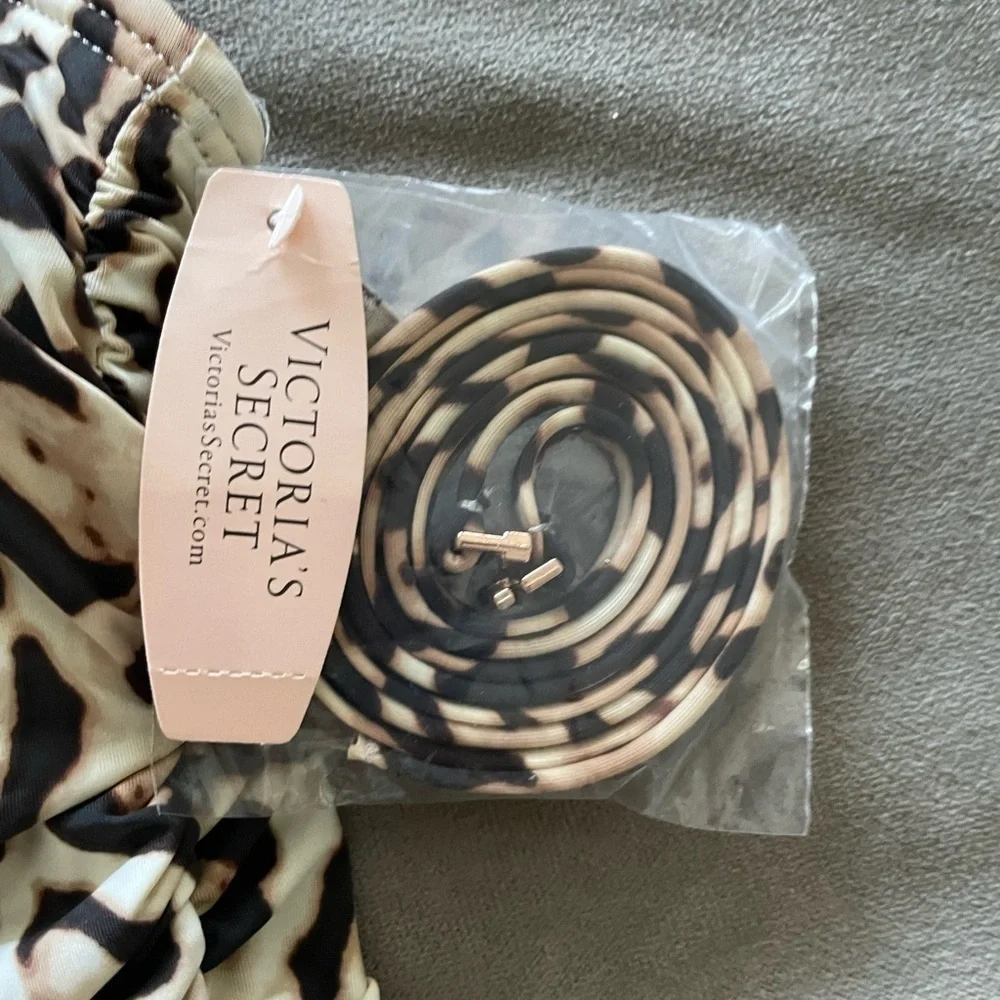 Victoria's Secret Leopard Print Skirted One Piece Swimsuit Dress